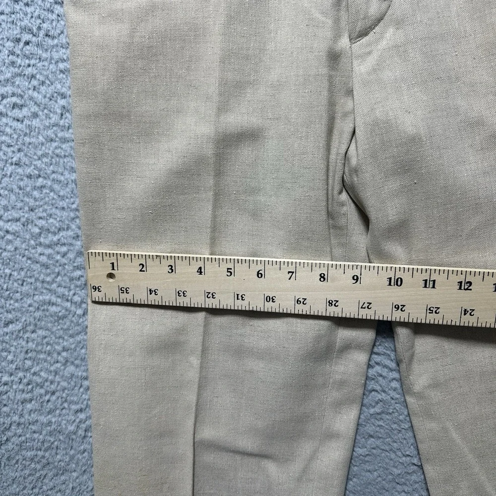 Vintage 1980's Levis Trimcut‎ Linen Pants Size 32x36 Preppy Flat Front